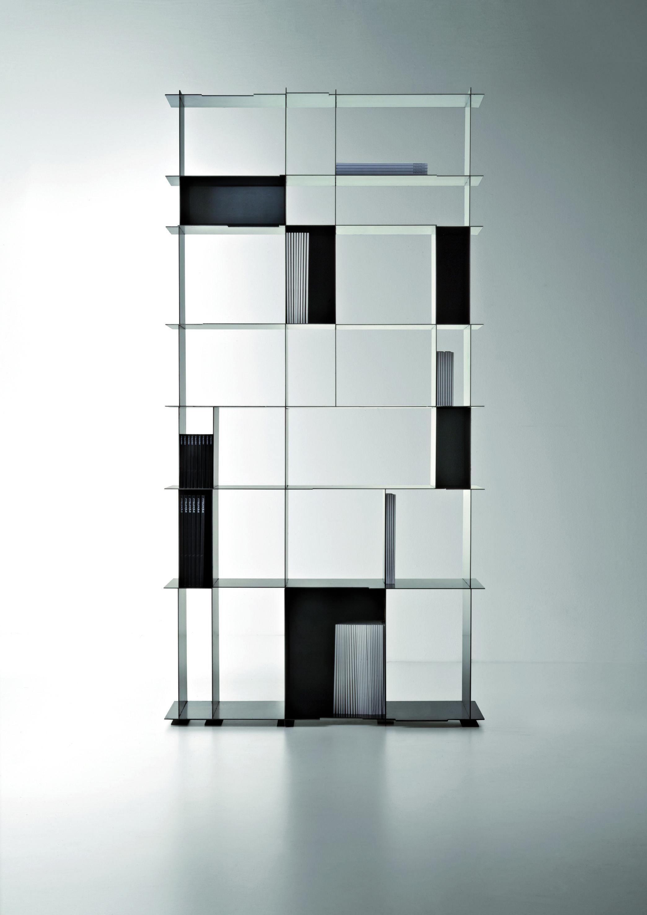 Stainless steel bookcases 3