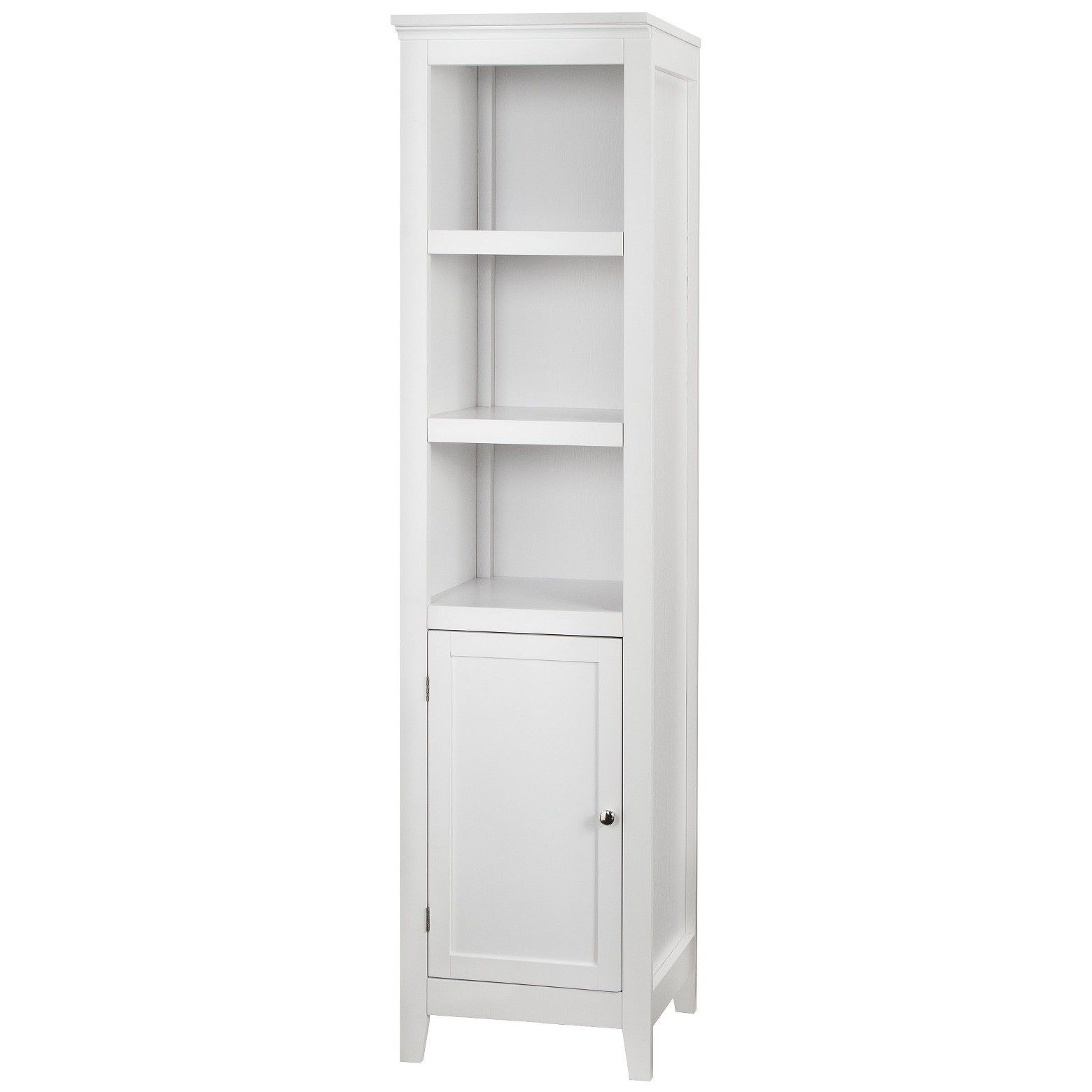 Target threshold tm carson narrow bookcase with storage for bathroom