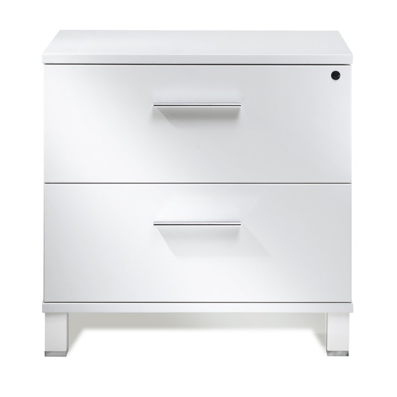 White Lateral File Cabinet