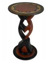 Handcrafted in Ghana African Akuaba Face Table