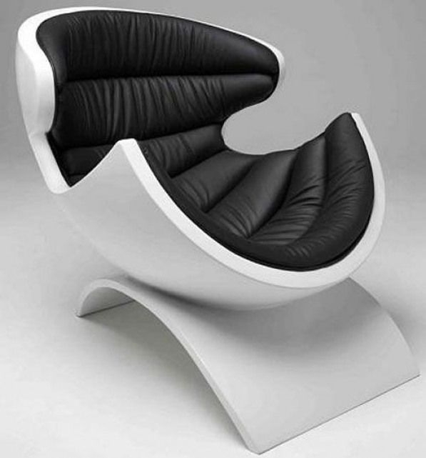 Contemporary leather recliners with ottoman