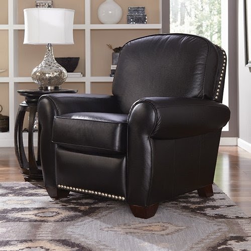 Low profile recliner chairs