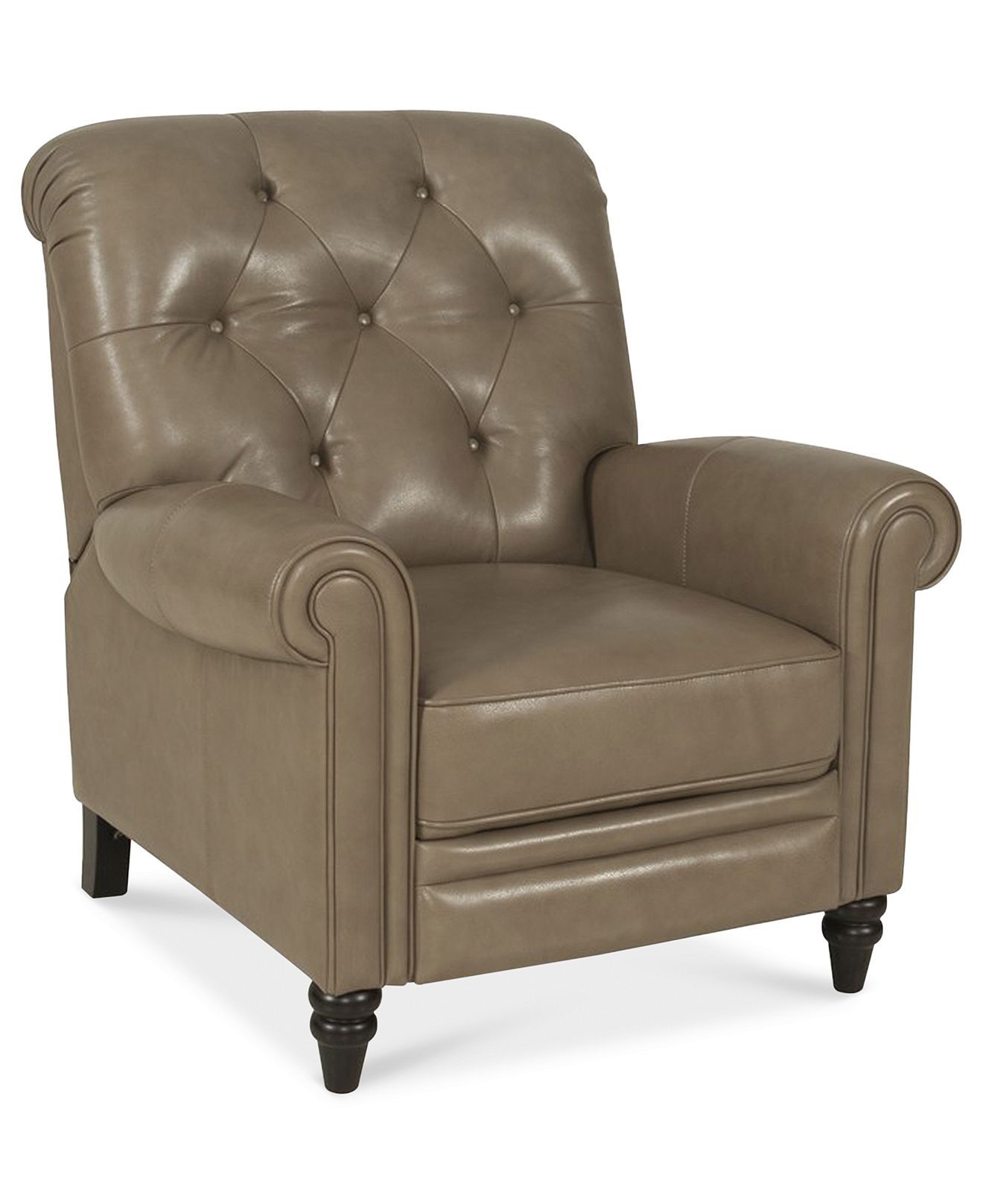 Martha stewart collection leather recliner chair bradyn 36 w x