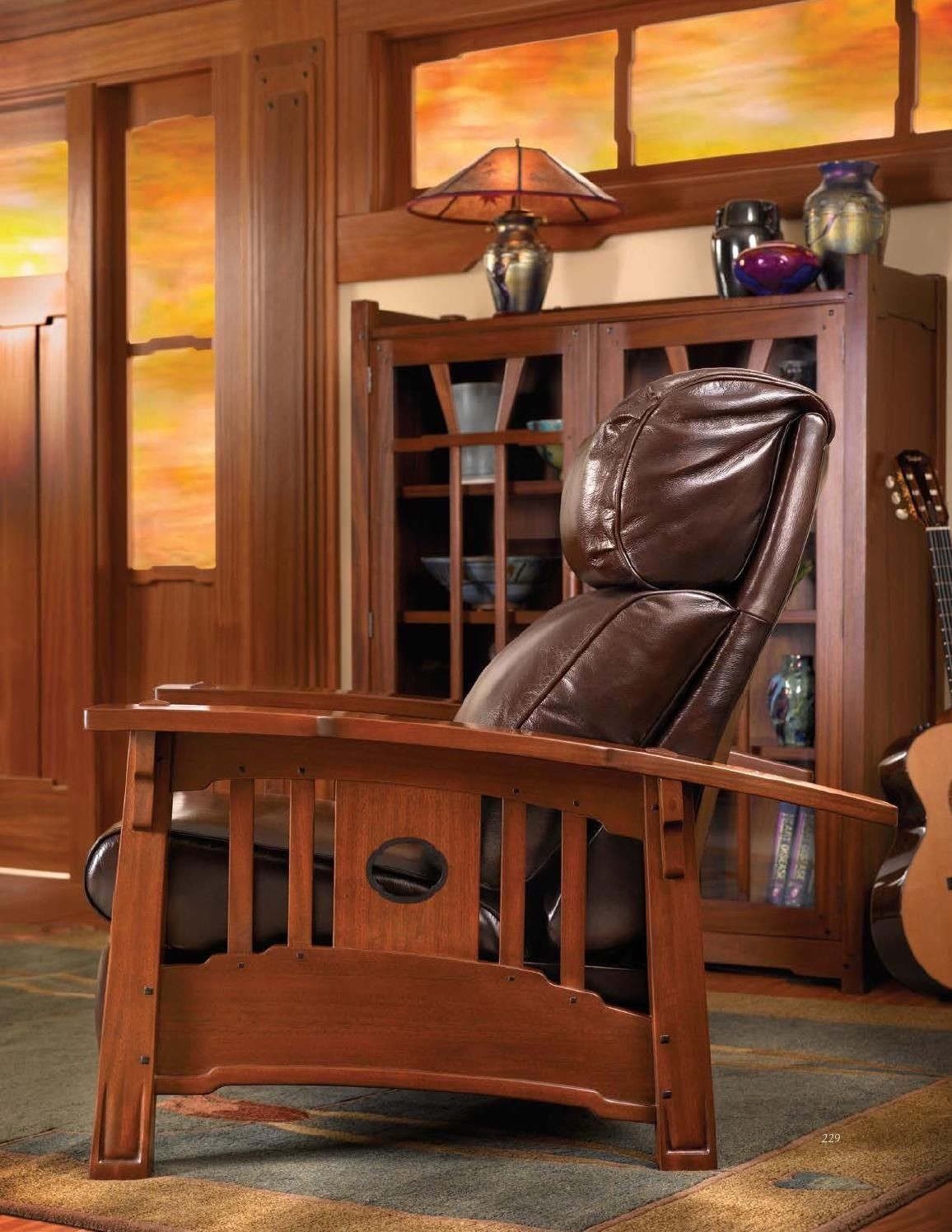 The Mission Bustle Back Recliners – Stickley Brand