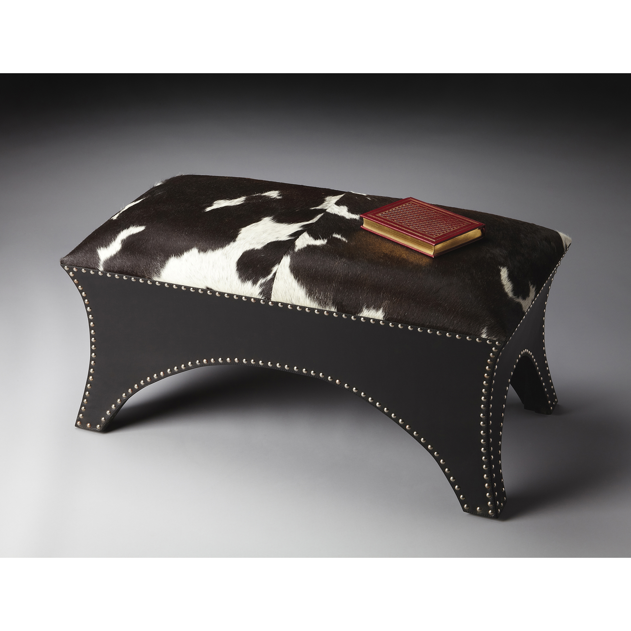 Modern Expressions Cowhide Bench # 4070260