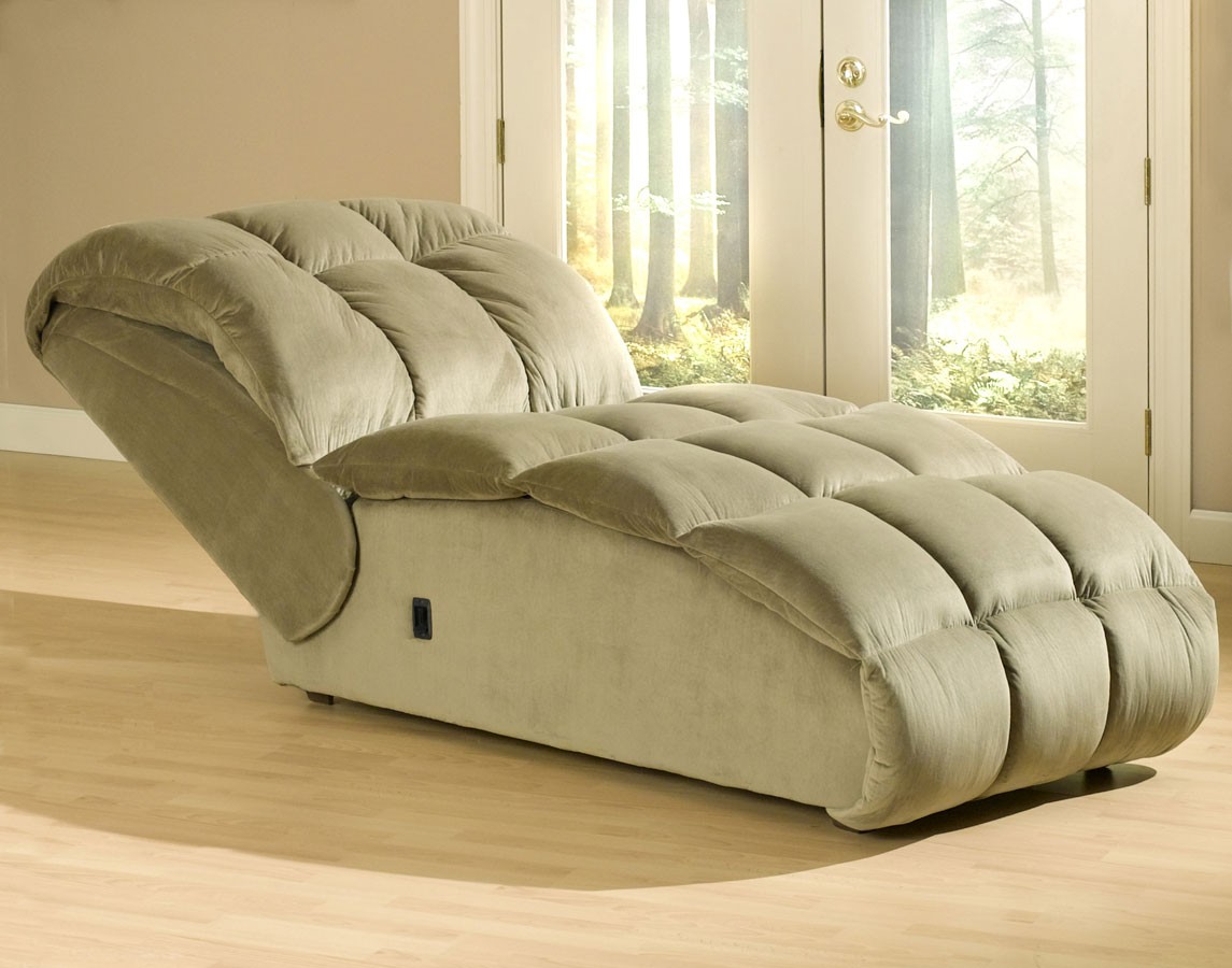 Oversized chaise lounge sofa