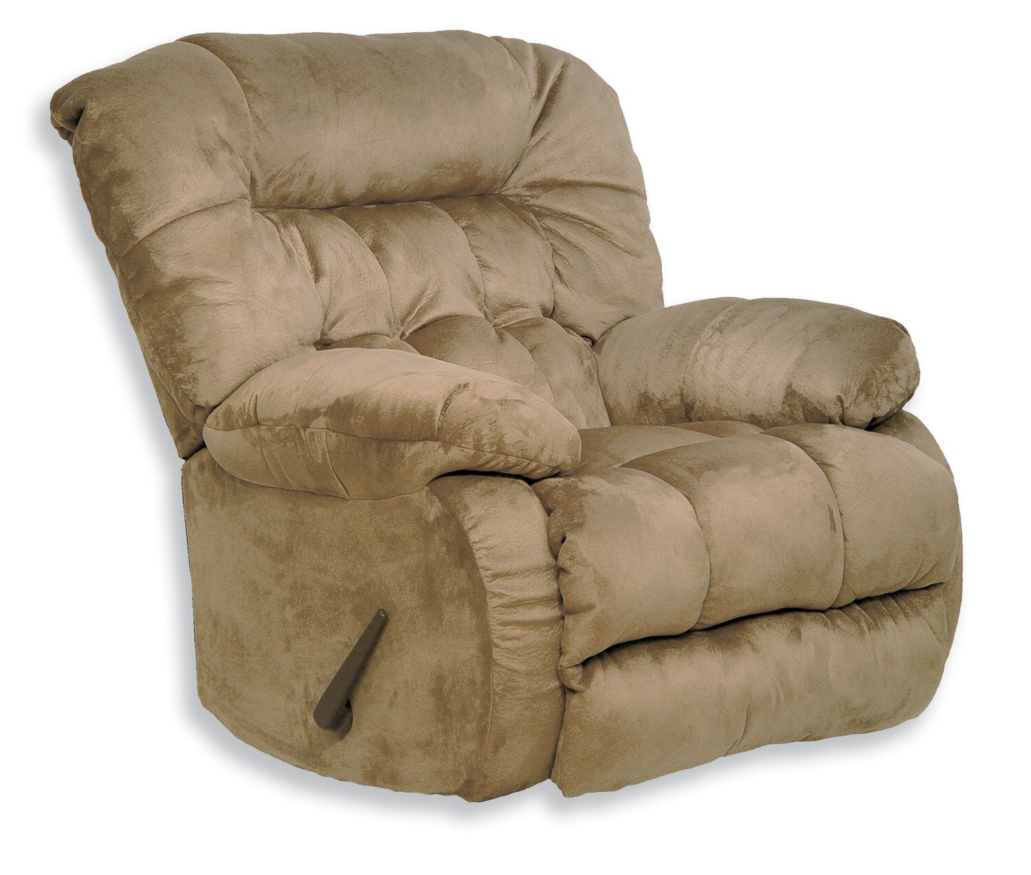 Wide rocker outlet recliner