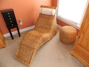 Rattan chaise lounges 10