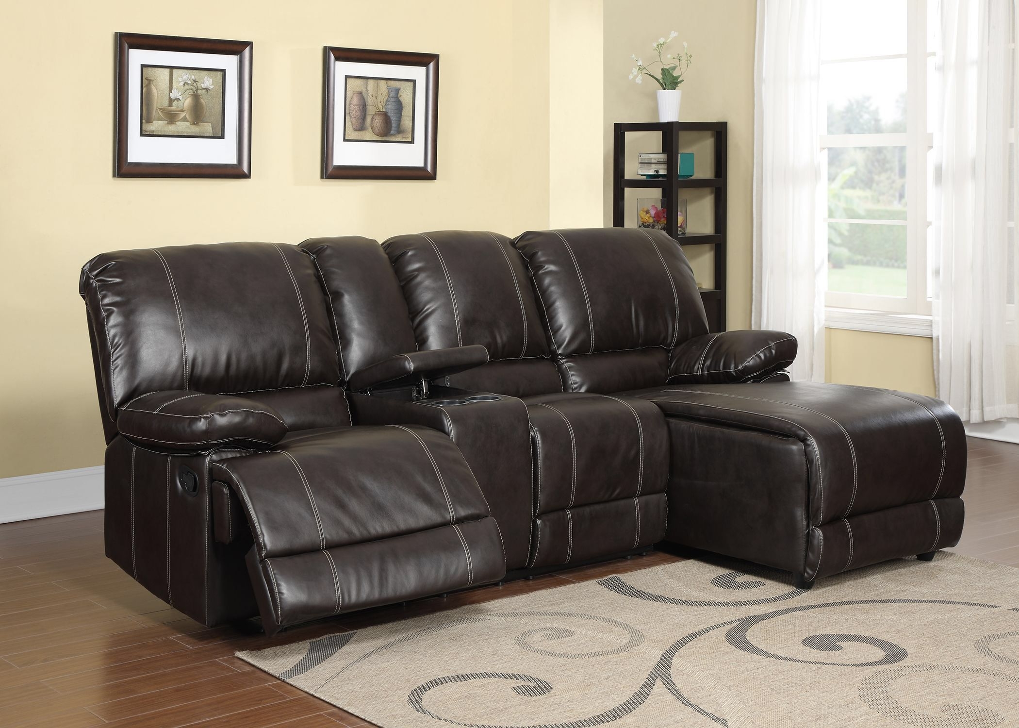 Loveseat With Cup Holders And Recliners