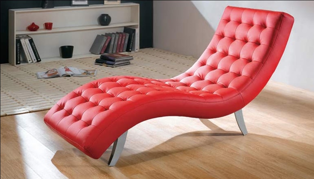 red chaise