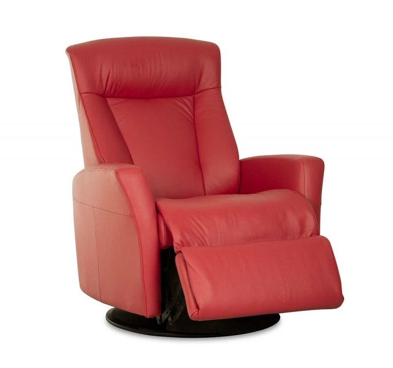Red leather recliners sale