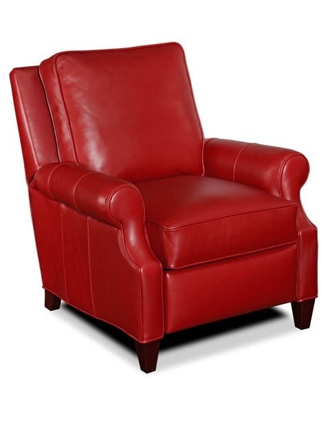 Red leather recliners
