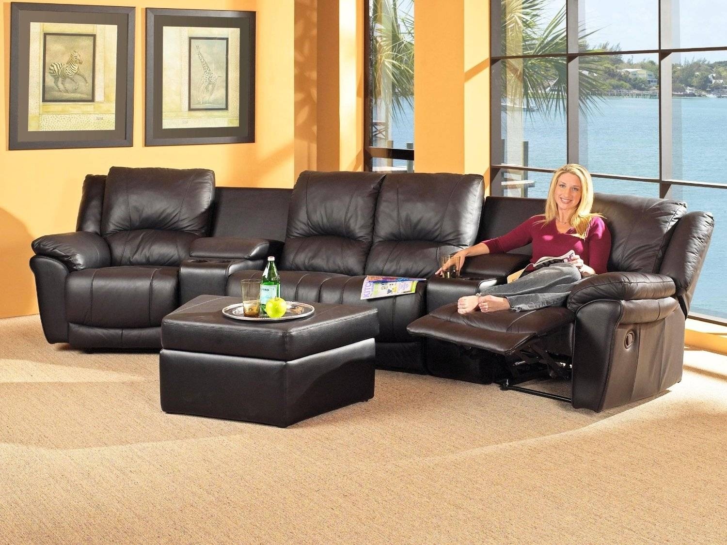 Sectional sofas with recliners