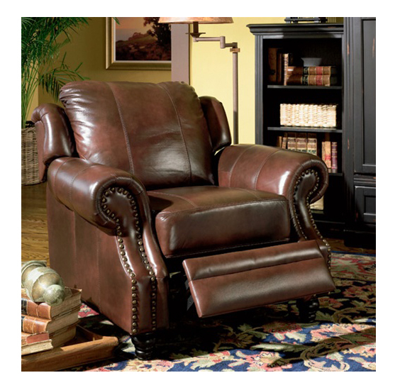 Wildon Home %c2%ae Harvard Leather Wing Recliner