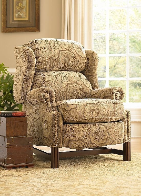 chippendale wingback recliners