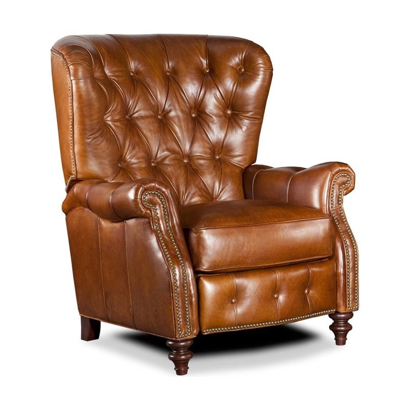 Leather Wingback Recliner Foter   Wingback Recliner 2 