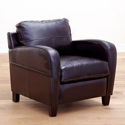 World market leather chair
