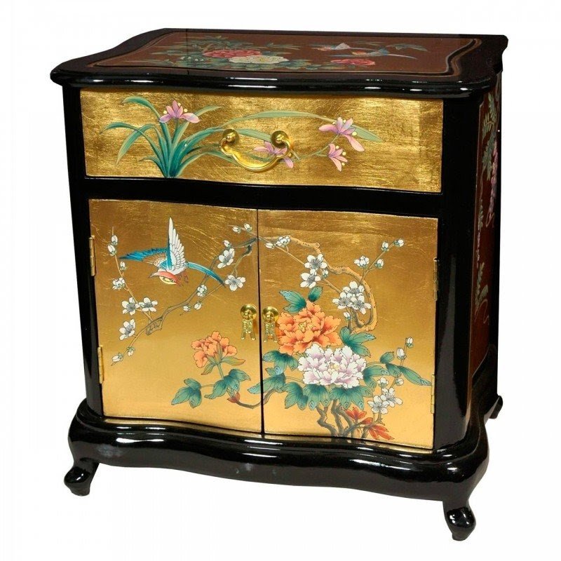 Asian end table
