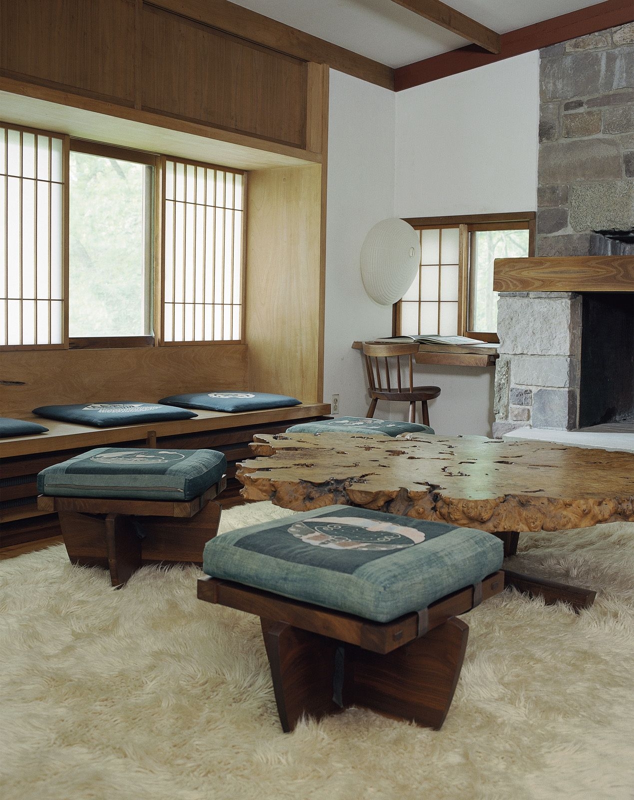 Beautiful exquisite wooden furniture by master george nakashima for the