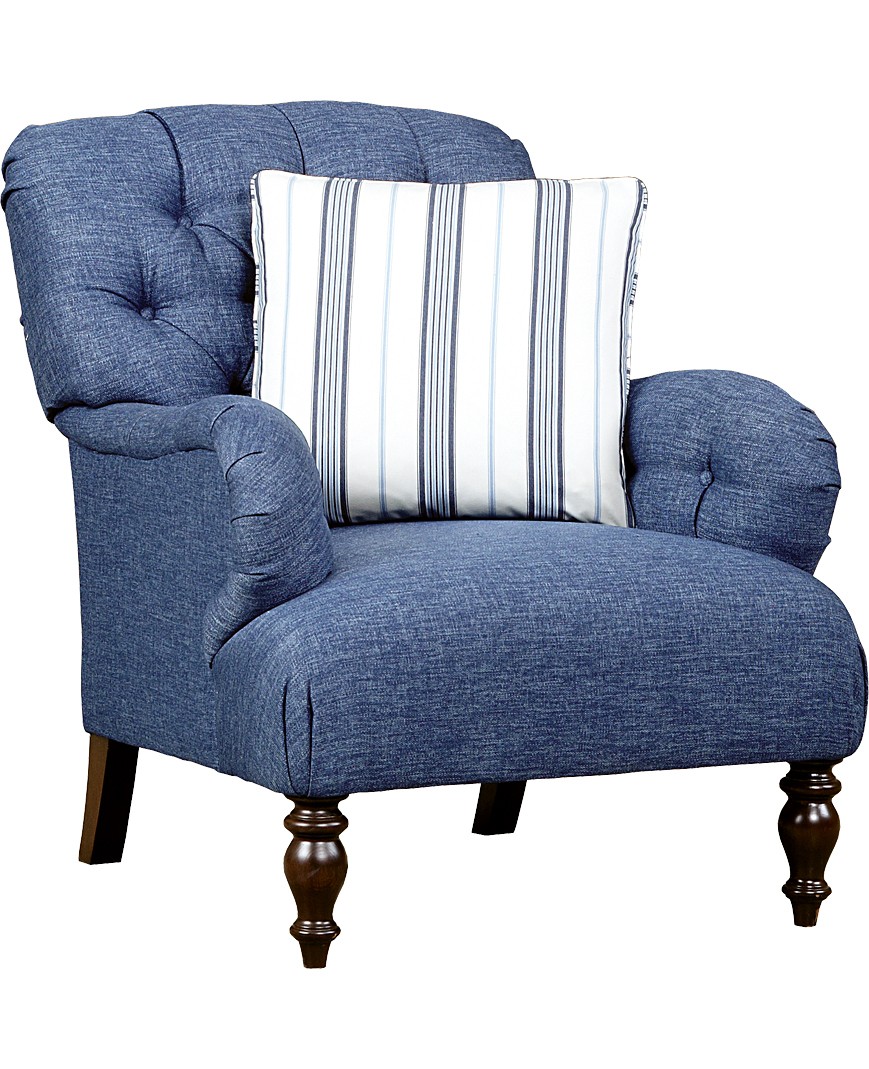 Blue denim sofa