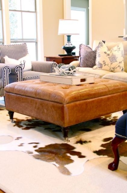 Leather Tufted Ottoman Coffee Table Ideas On Foter