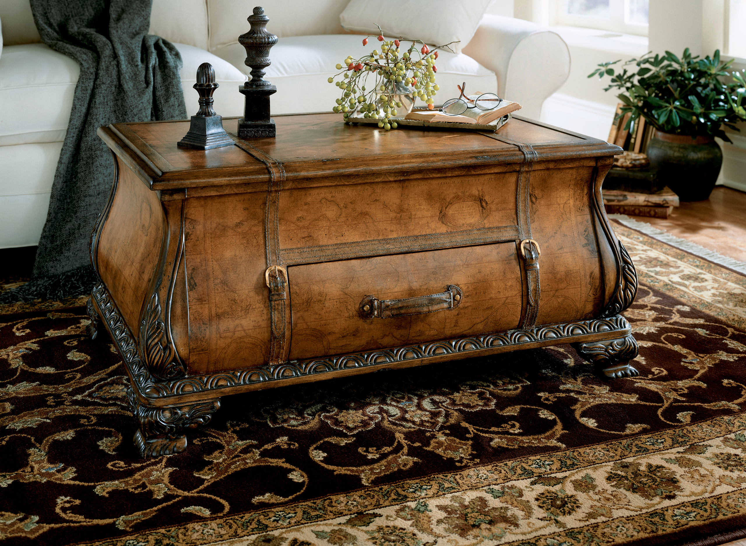 Butler Heritage Bombe Trunk Coffee Table