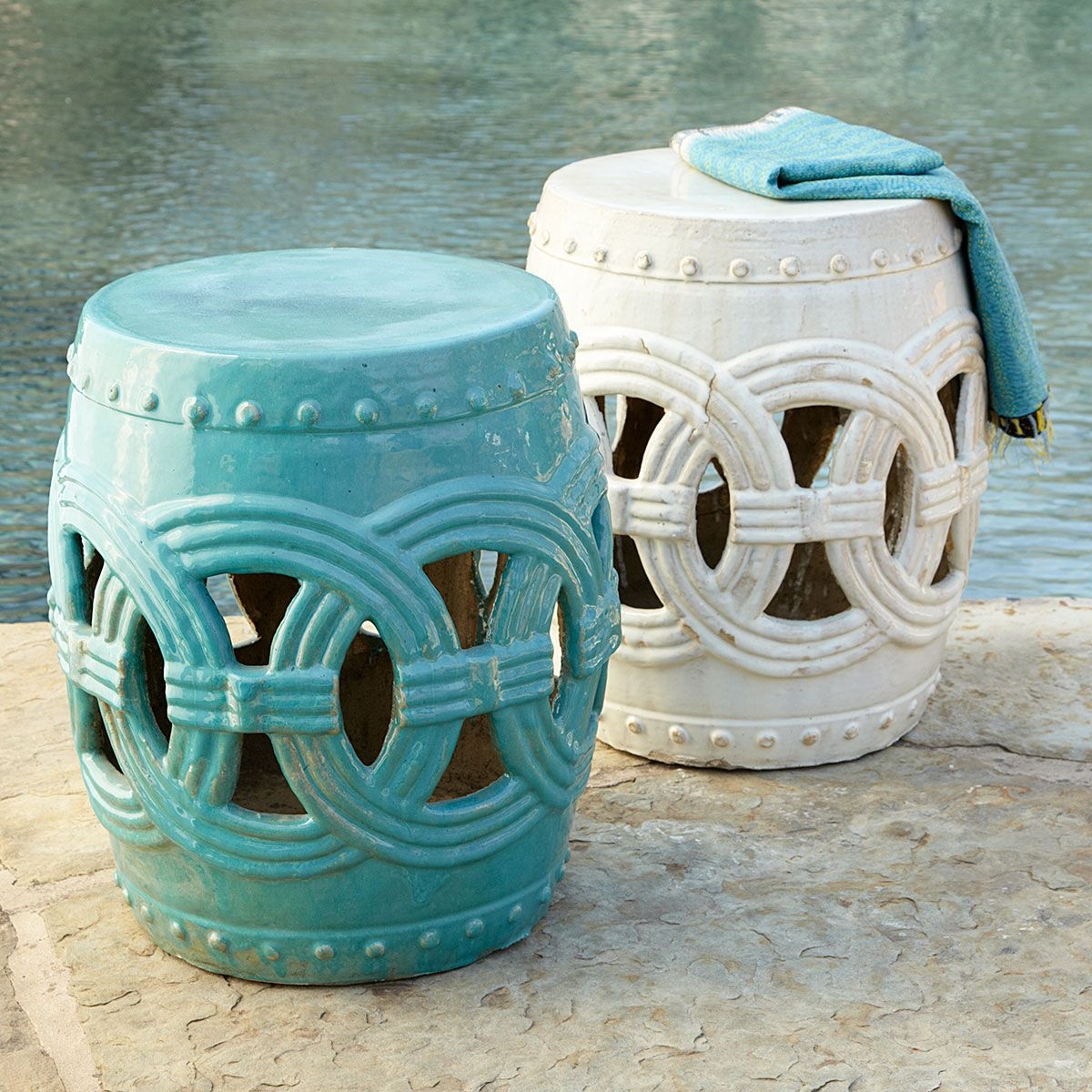 Ceramic patio tables