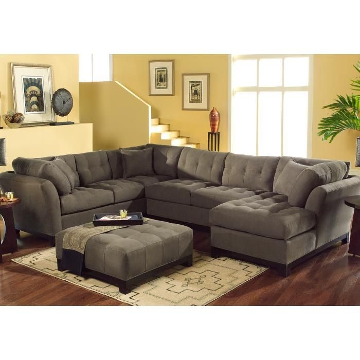 Charcoal grey couch