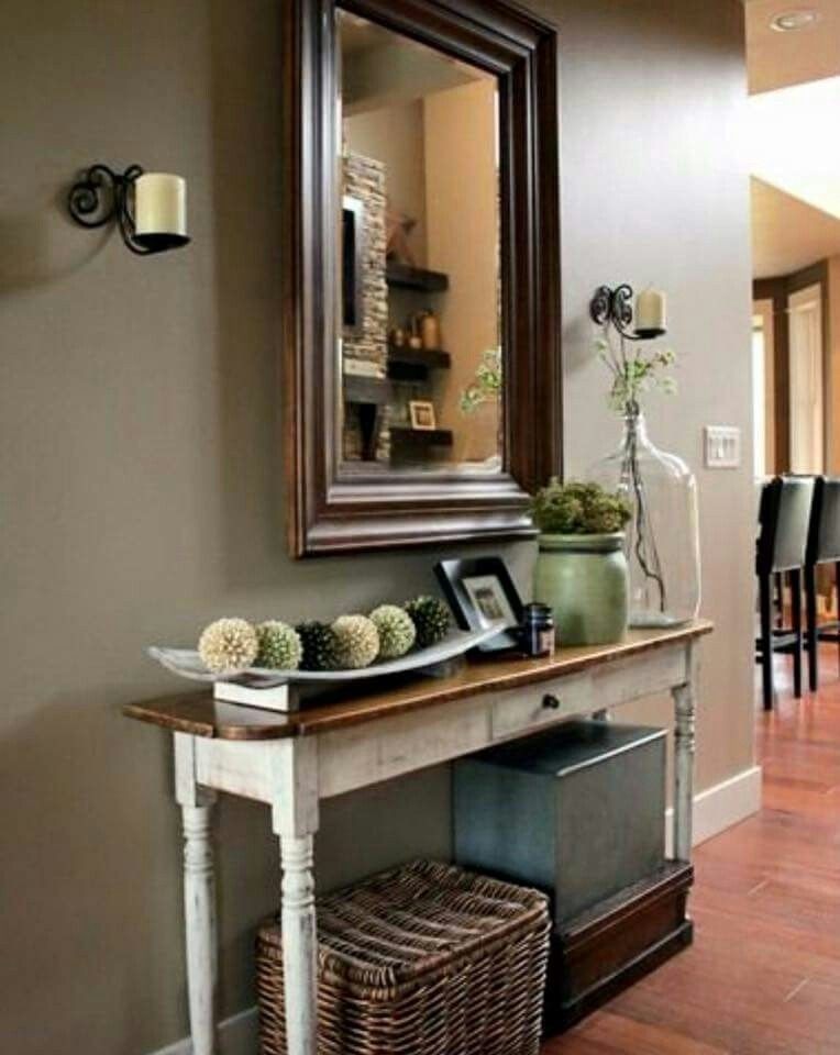 Console table with storage