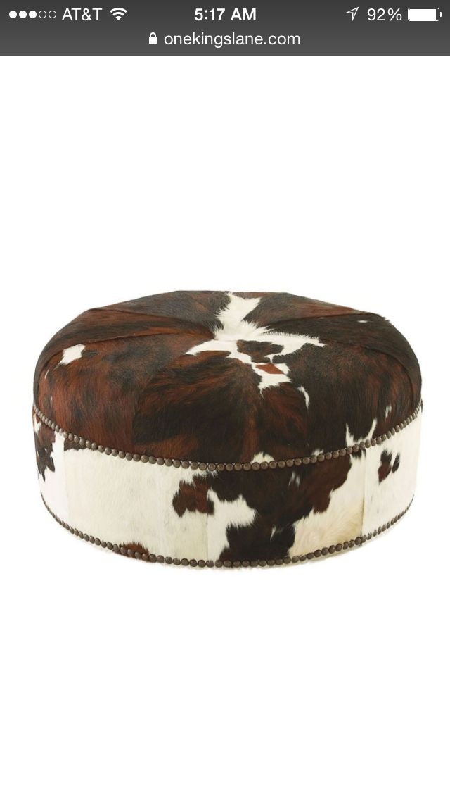 Cowhide Ottomans - Ideas on Foter