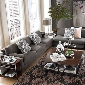 Charcoal Gray Sectional Sofa - Foter