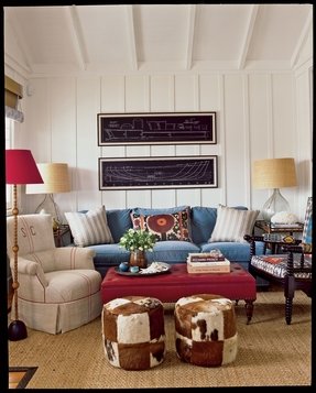 Denim Living Room Furniture - Foter