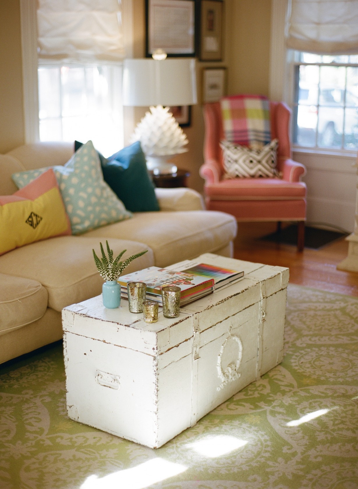 Dentro Home  Mariner 1923 Trunk Coffee Table