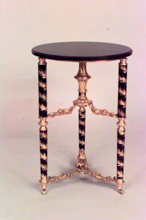French victorian table end table gilt