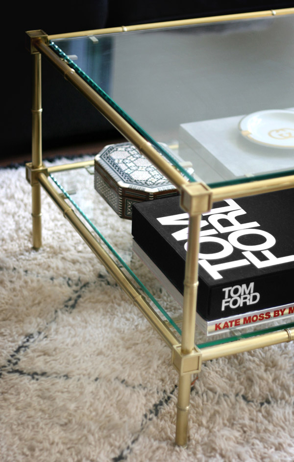 Jonathan adler brass meurice coffee table moroccan inlaid box tom