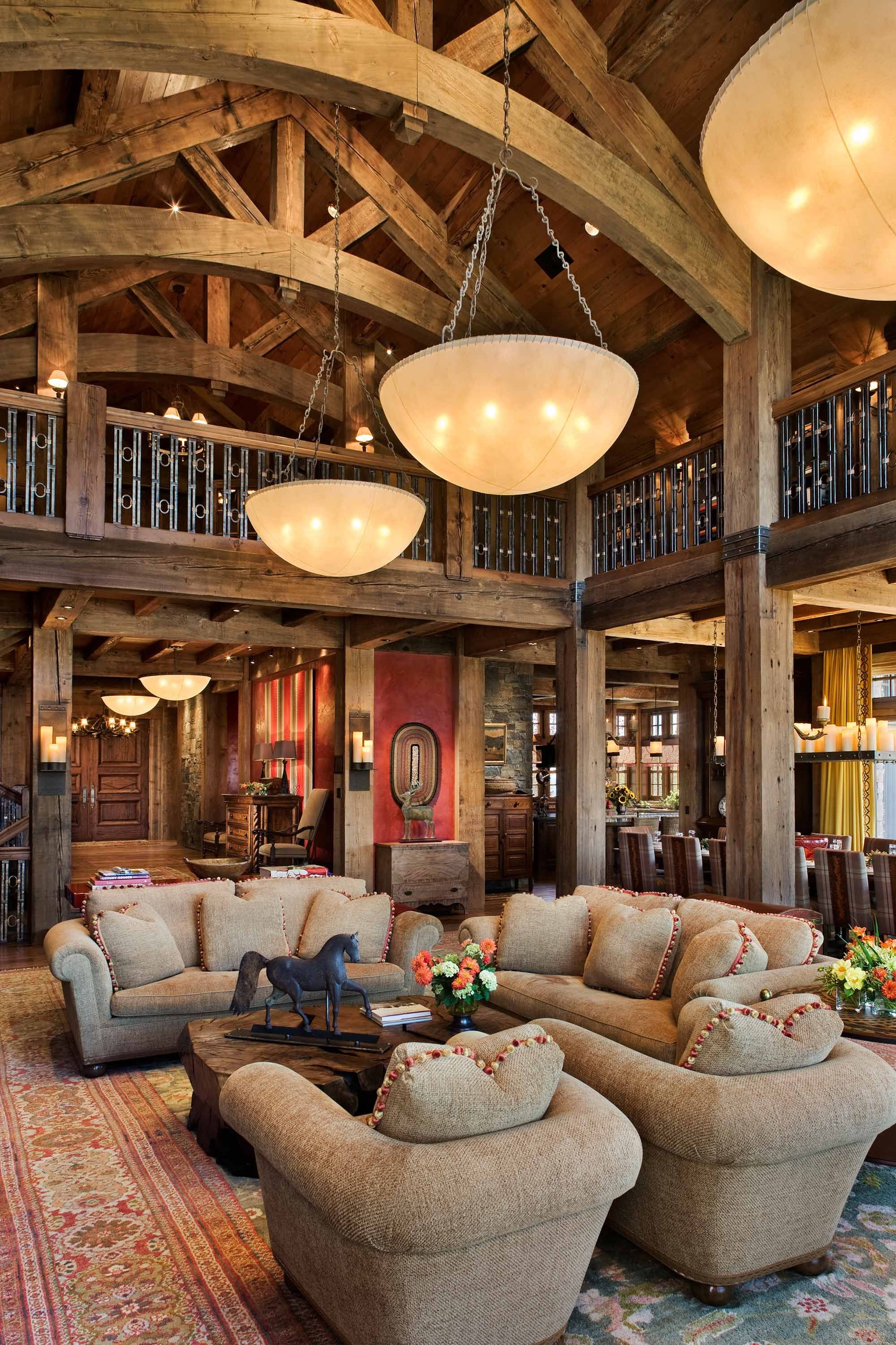 Lodge style living room