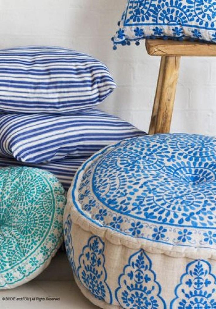 Moroccan Pouf Ottoman - Foter