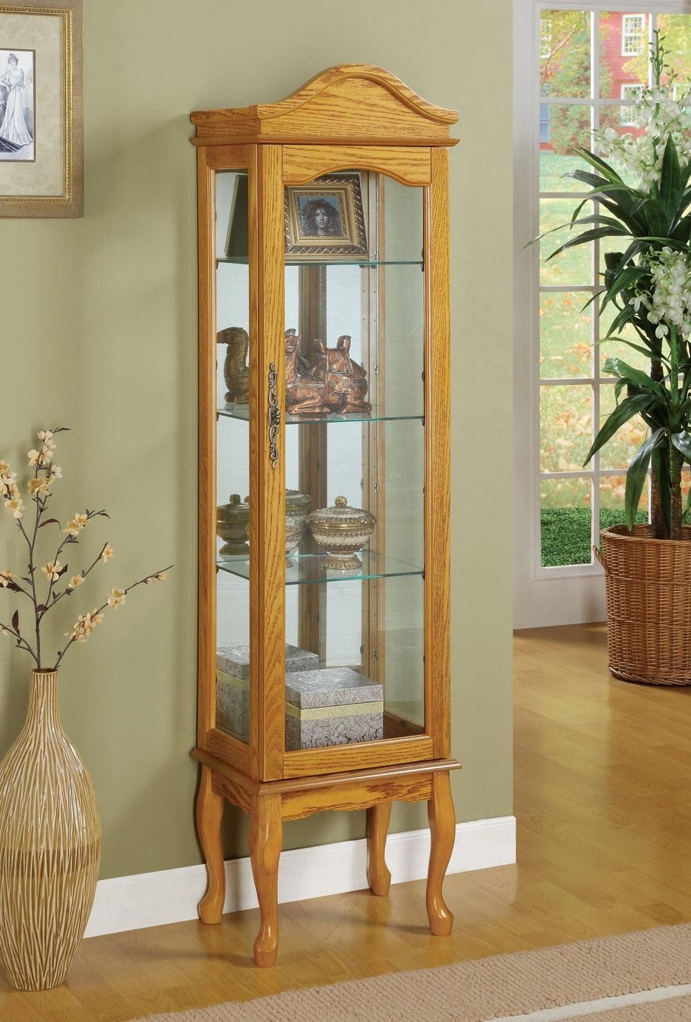 Oak Curio Ideas on Foter