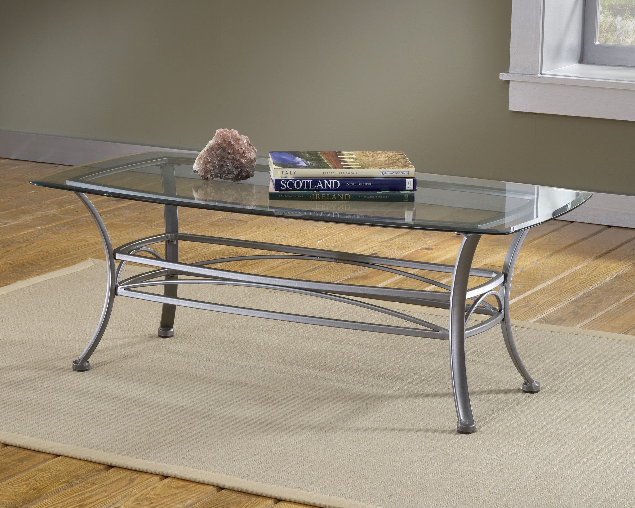 Pewter coffee tables