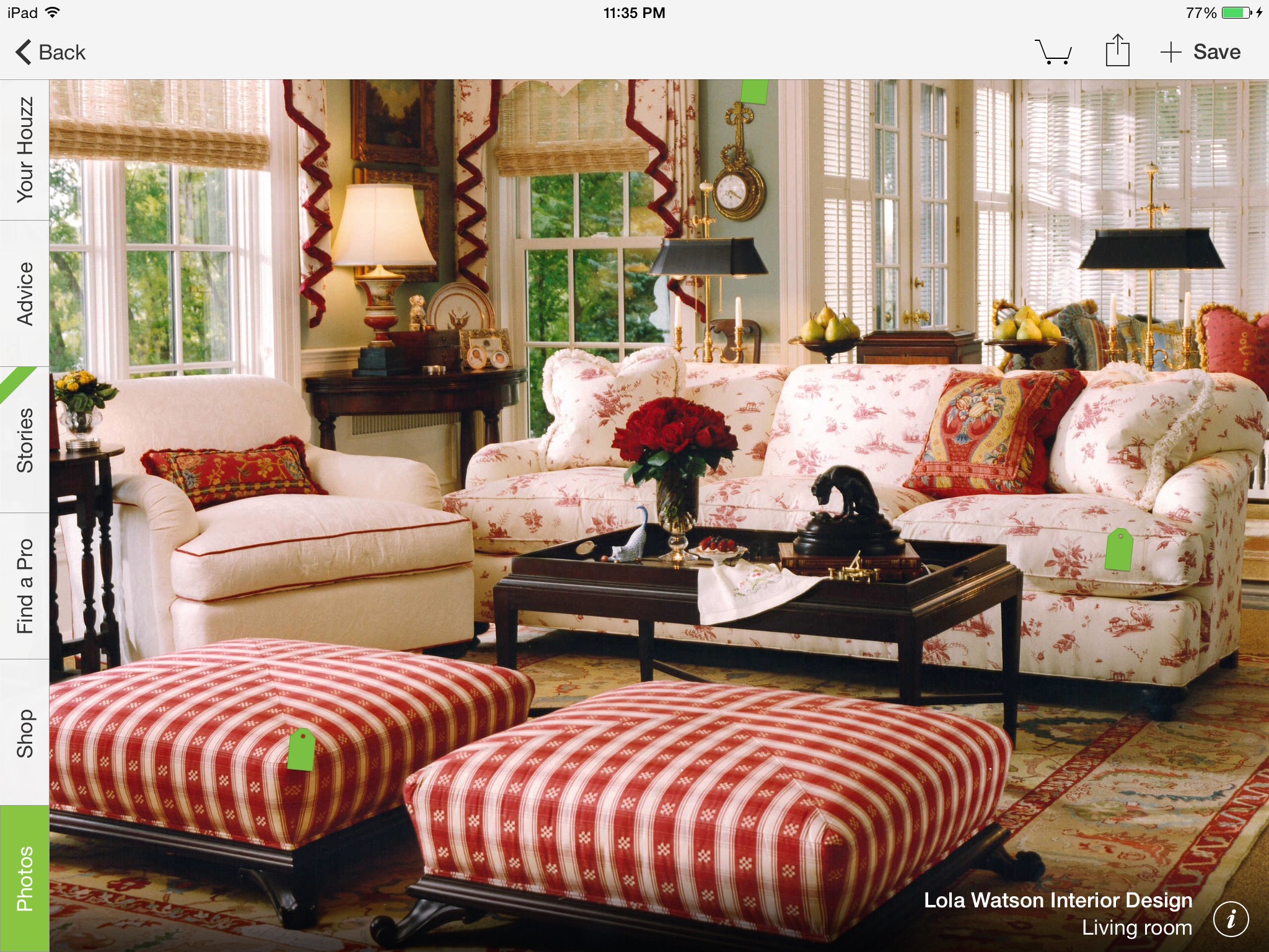 Red Yellow Plaid Living Room Suit