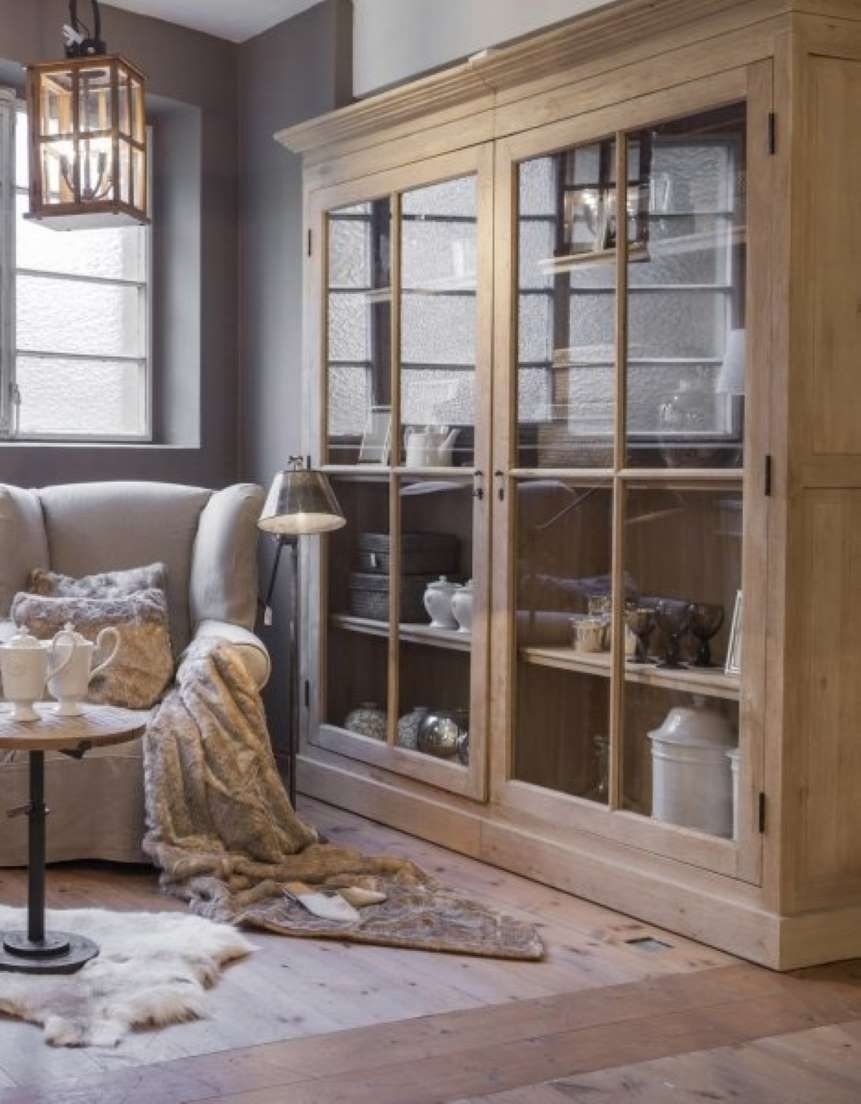 rustic curio cabinet