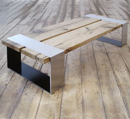 Stainless steel coffee table 10