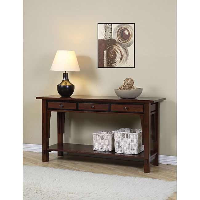 Talisman 3 Drawer Console Table