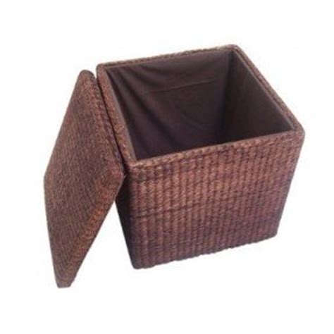 Wicker Storage Ottomans Ideas On Foter