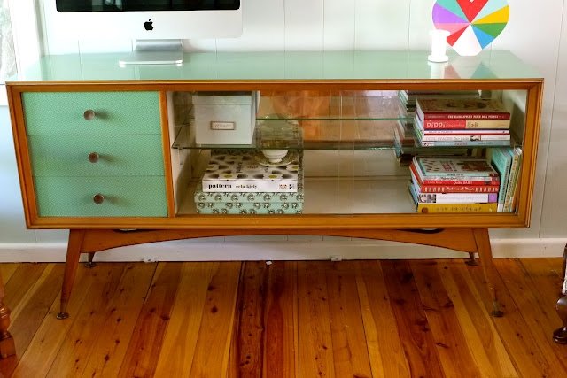cabinets teak furniture sideboard cabinet stand painted retro table foter mid century tv tables upcycled mcm kitchen drawer