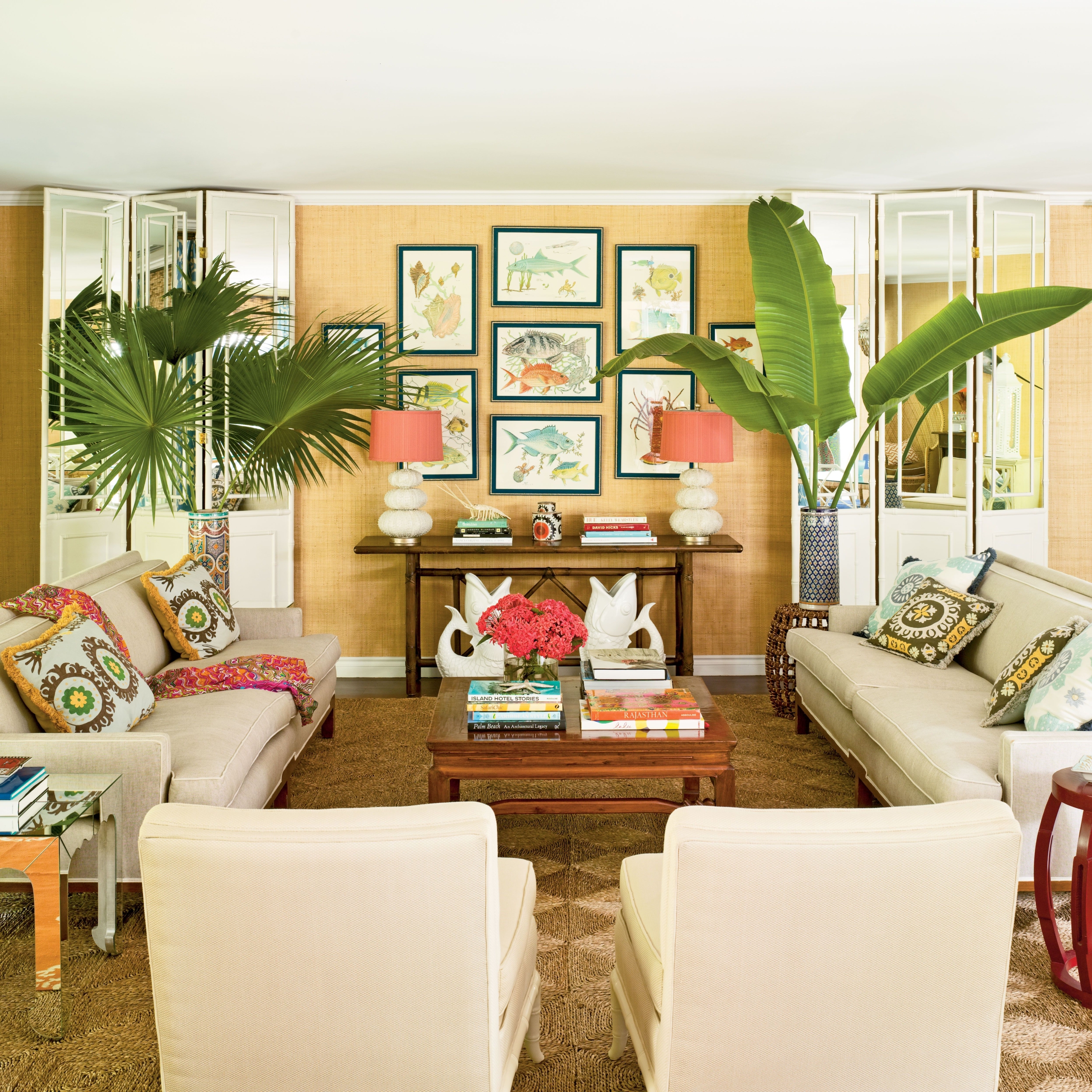 Tropical dining room chairs