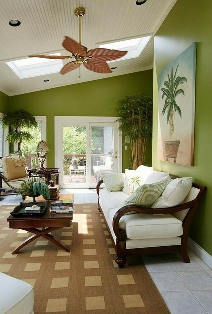 tropical living room chairs