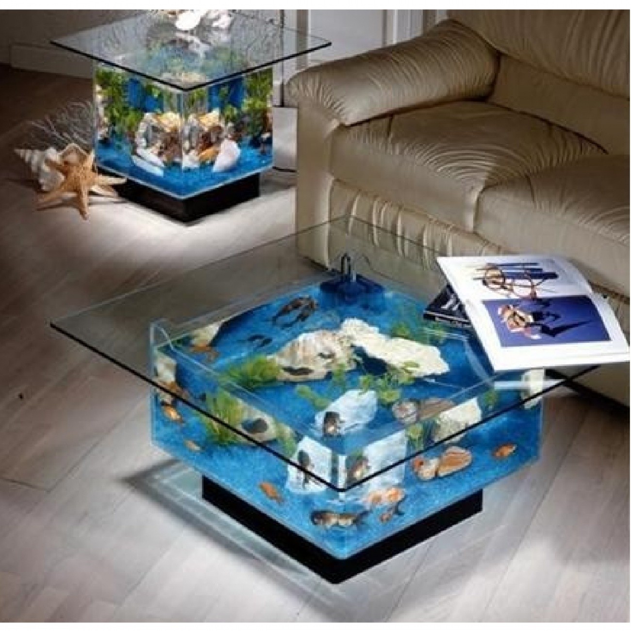 Unusual end tables