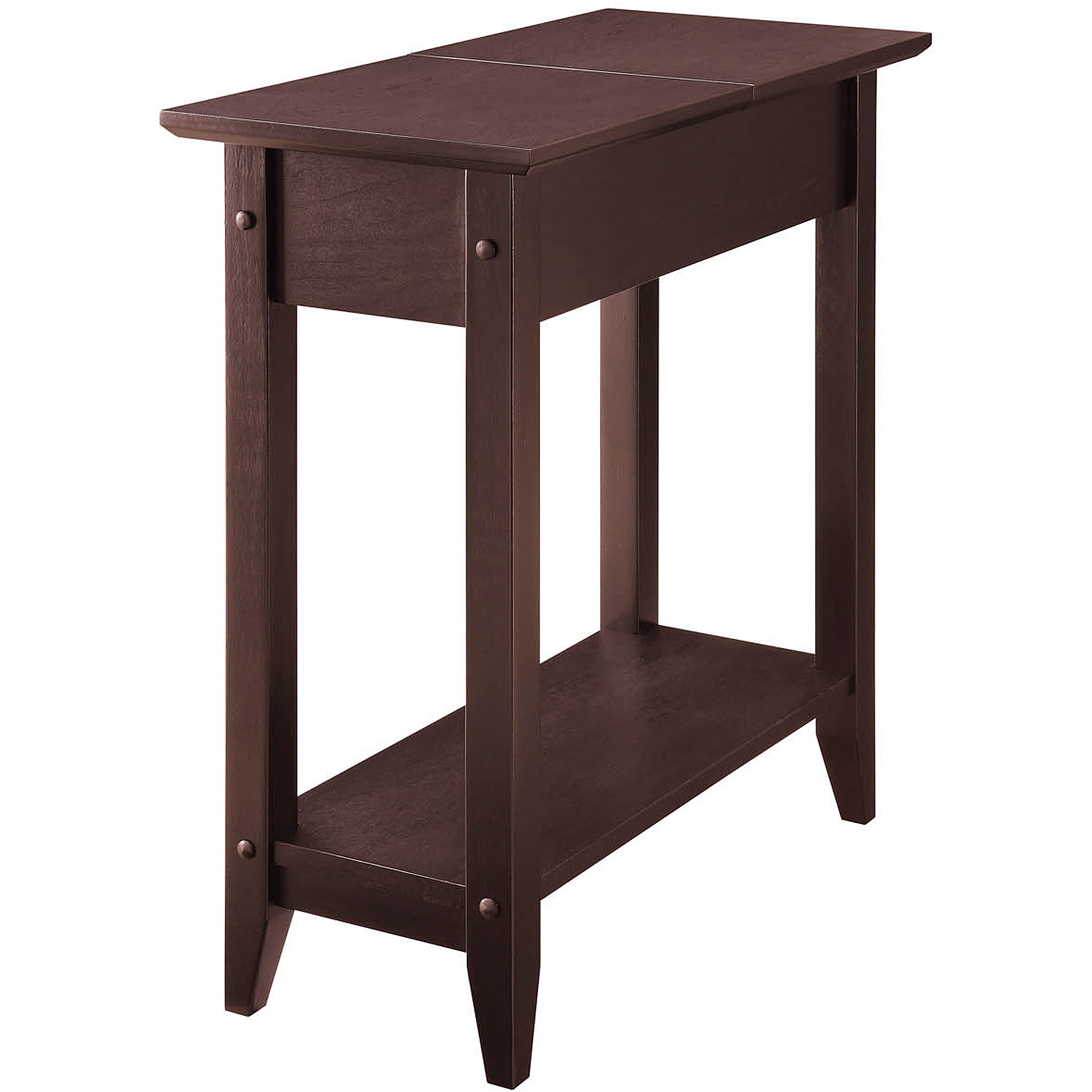Very narrow end table