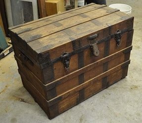 old chest trunks